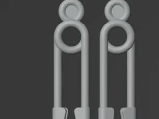 Basic Draculaura earrings