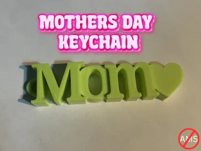 Mother's Day Mom Keychain