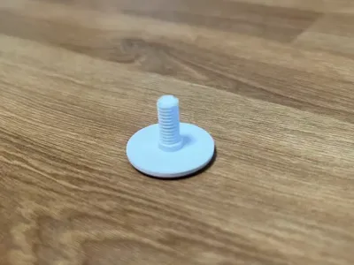 Electric motorcycle helmet visor fixing screw