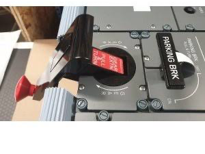 A320 gear ext panel plate