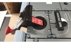 A320 gear ext panel plate