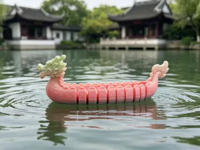 Articulated Dragon Boat