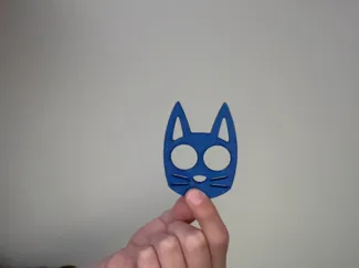 cat keychain knuckle buster