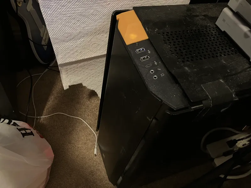 Power Button Cover for Corsair Obsidian PC Case