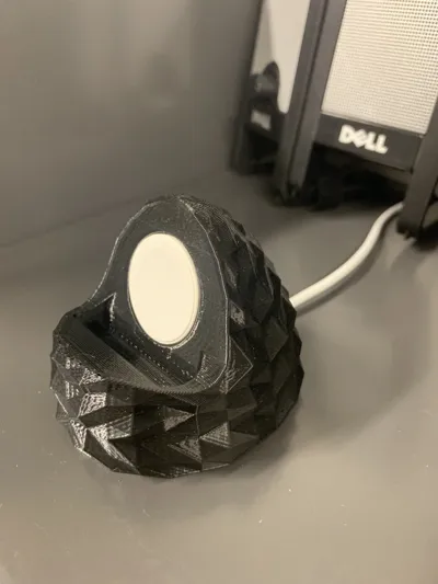 Apple Watch charging dock with removal hole