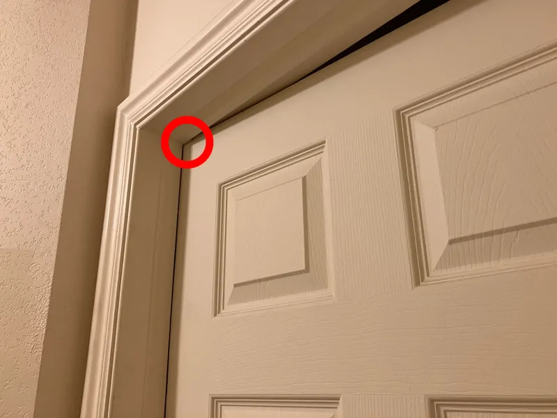 Low Profile Doorjamb Door Stop