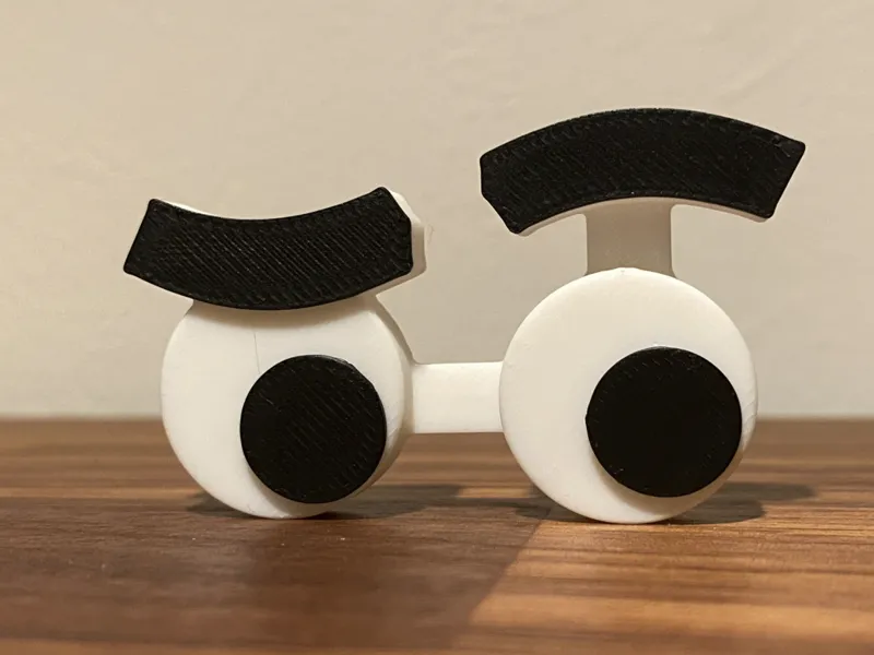Googly eyes (Hustle brows)