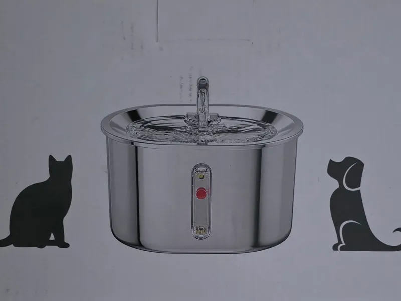 Suporte elevado para bebedouro de inox