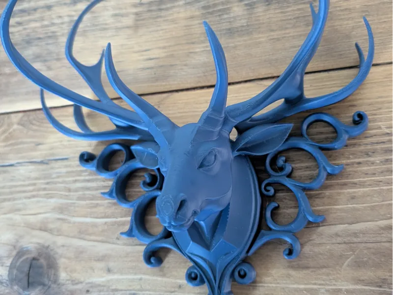 Gothic stag head