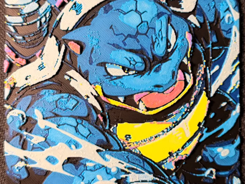 Blastoise Wall Art