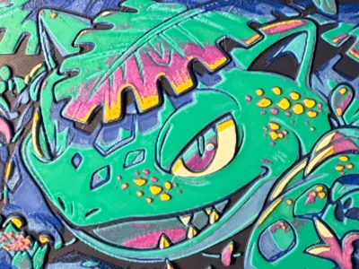 Alpha Venusaur Wall Art