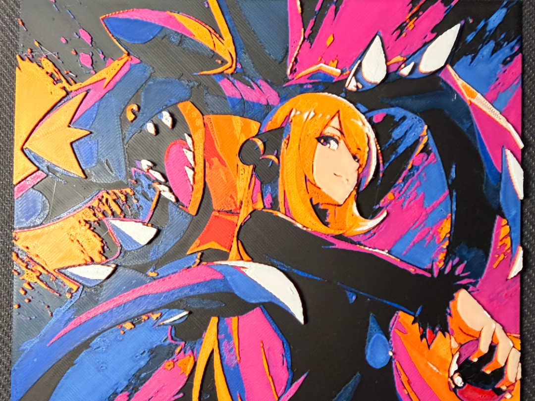 Cynthia and Garchomp