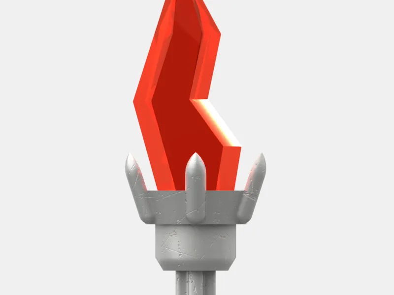 Bionicle Raanu's Staff (Movie Version)