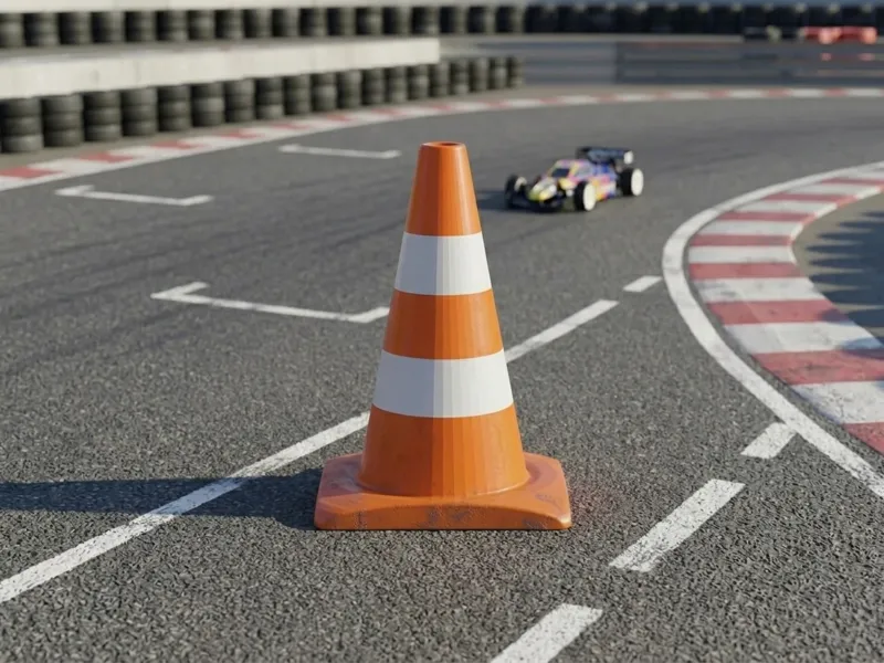 Cono de Seguridad Compacto RC
