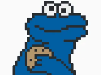 cooki monster pixel art