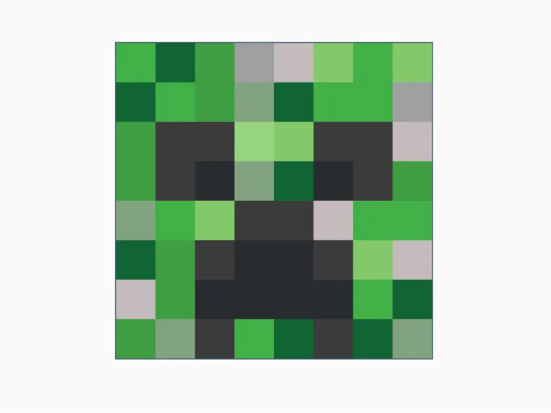 creeper pixel art 