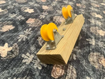 Pulley for 1 inch caster