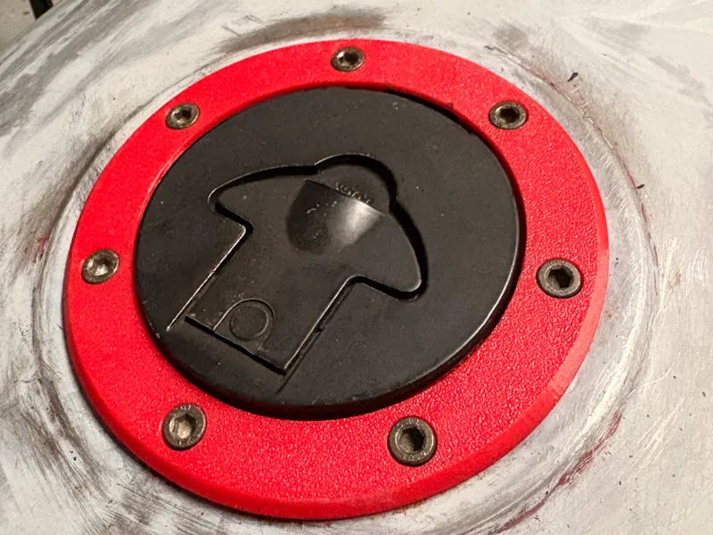2002 Ninja 500R (EX500) Fuel Door Ring
