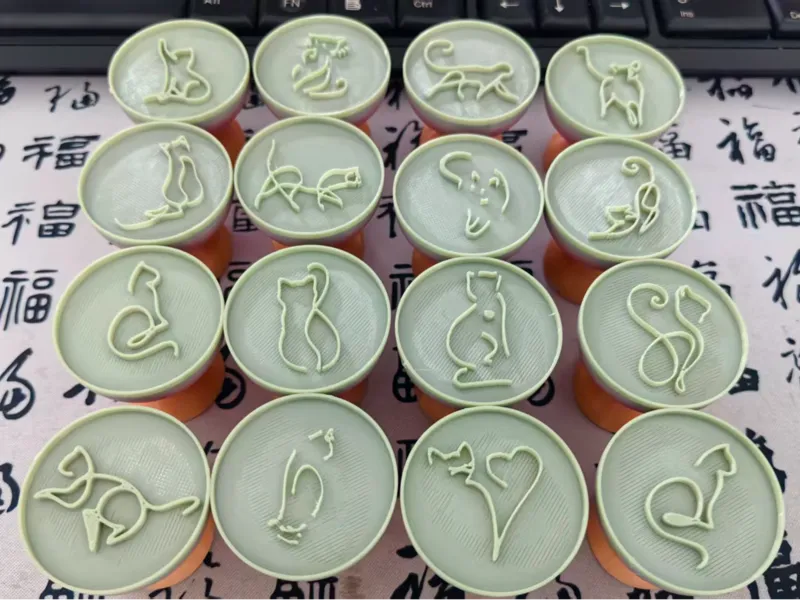 动物印章大全（制作了超过160种形态各异动物印章）有圈版