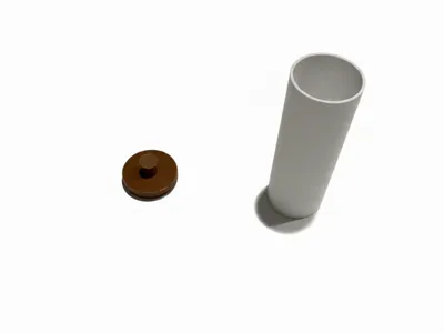 Miniature Cylinder Time Capsule