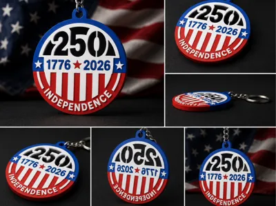 250 Years of Independence Keychain, AMS