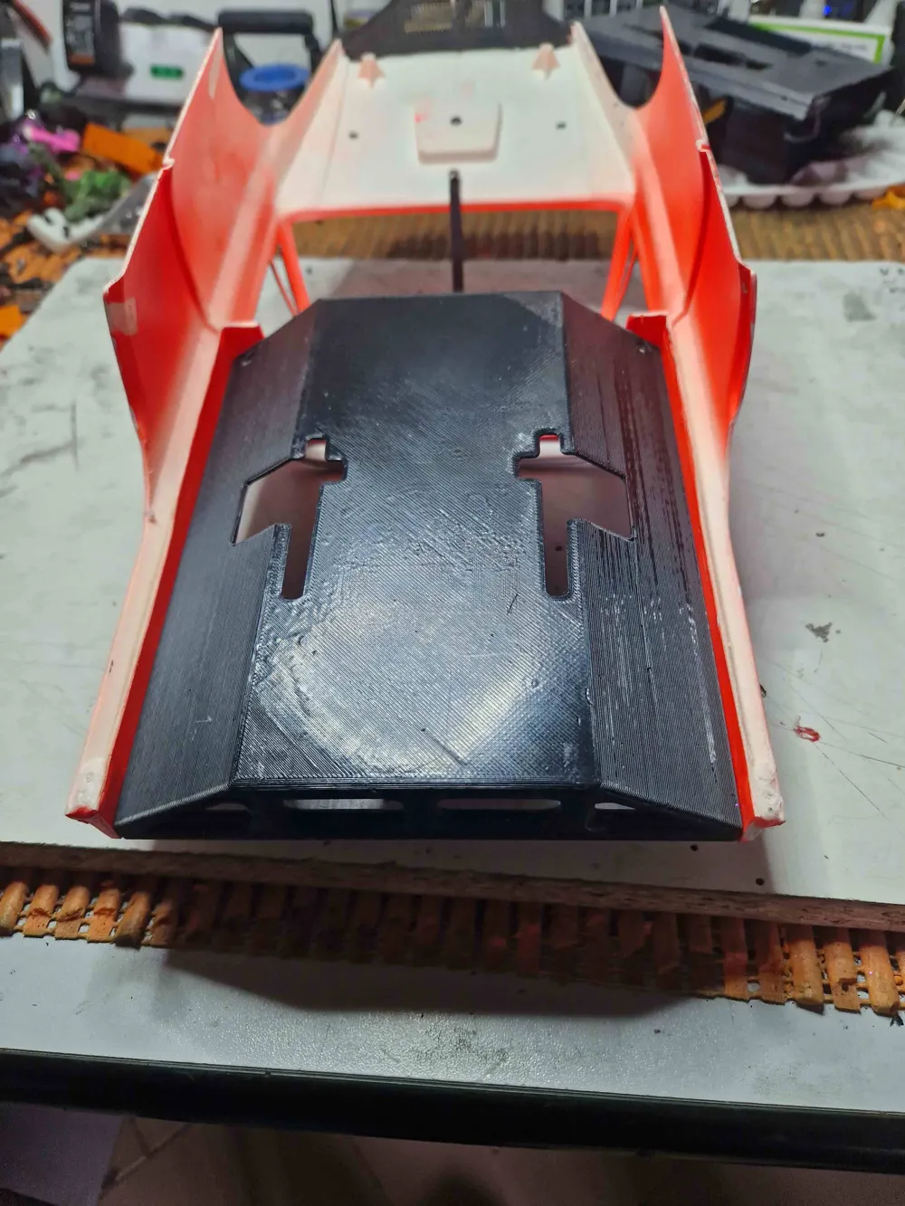 REAR BED FOR TAMIYA RC 1/10 SCALER - Free 3D Print Model - MakerWorld