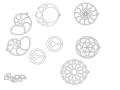 Laser & 3D Print Earrings