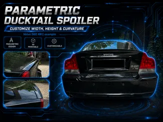 Ducktail Spoiler - First Free Parametric Generator