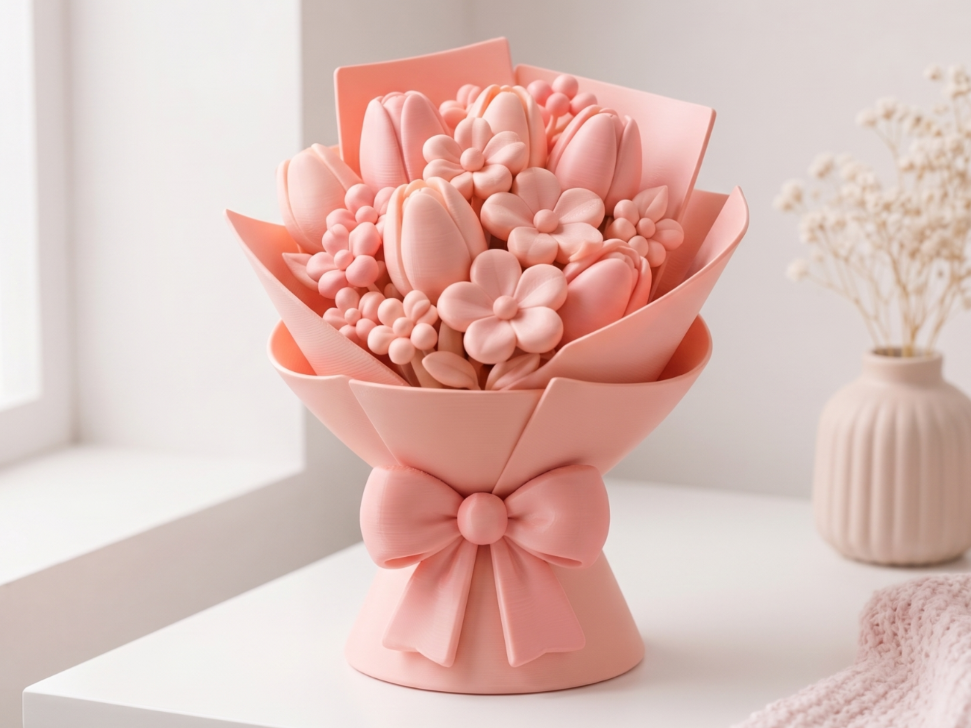 郁金香花束摆件