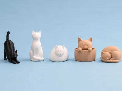 Cat Miniatures Set