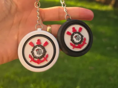 Corinthians Spinning Keychain
