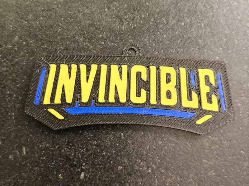 Invincible keychain
