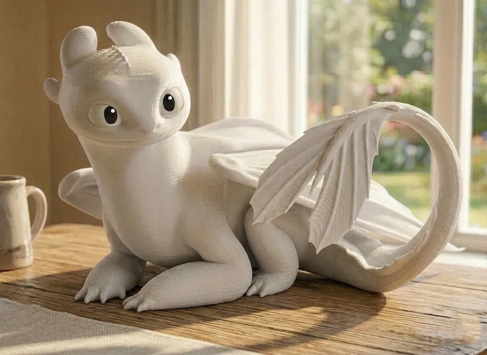 Light Fury - Free 3D Print Model - MakerWorld