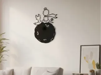 disegno piccolo principe da muro