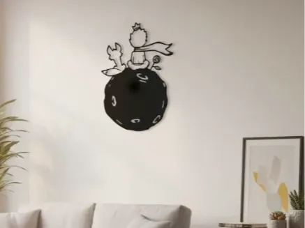 disegno piccolo principe da muro