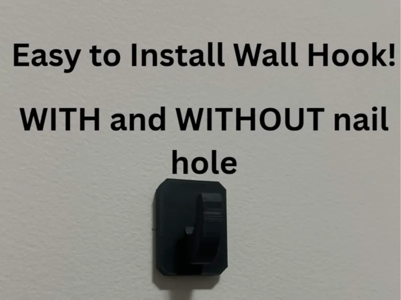 Small, Simple Wall Hook