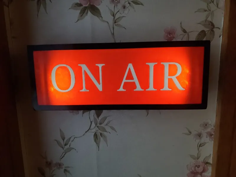 ON AIR light box No AMS