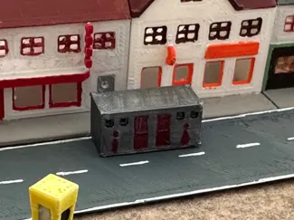 Funfair - toilet container (z-scale)