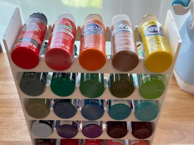 Stackable Acrylic Paint Stand