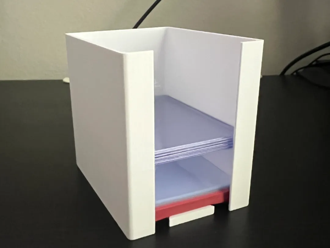 MTG Sleeve and Top Loader Holder - Free 3D Print Model - MakerWorld