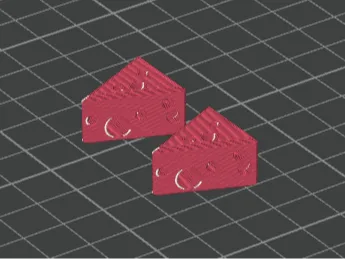 Block of cheese earrings