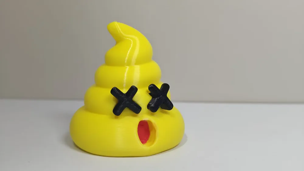 X-Eyed Poop - Free 3D Print Model - MakerWorld