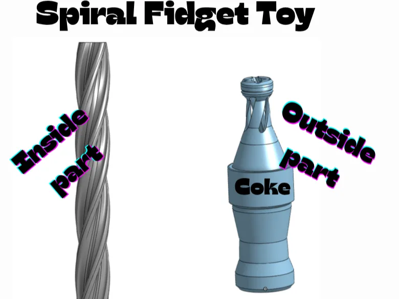 Pass Through Coke Cool Fidget toy