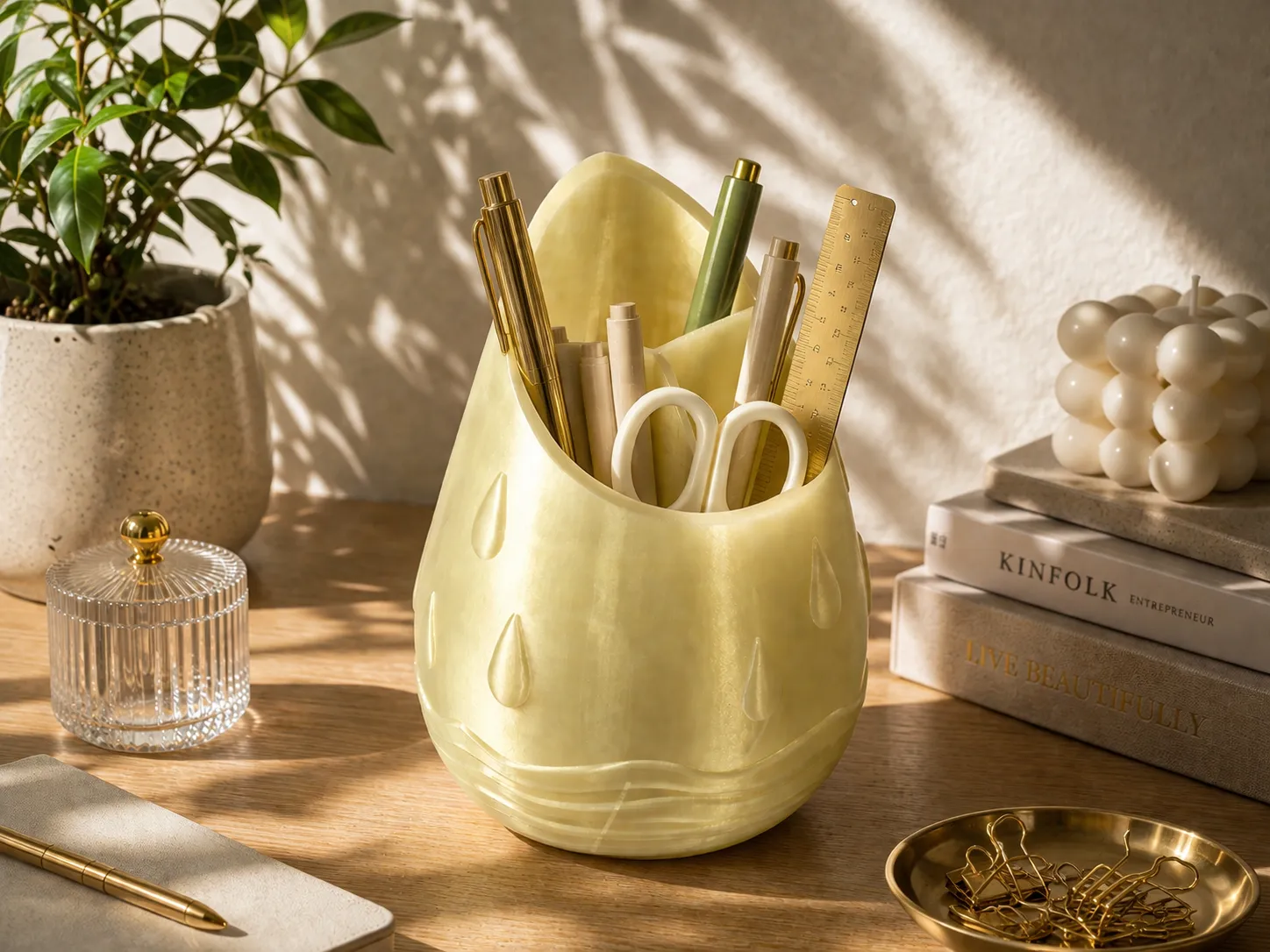Teardrop Pen Holder