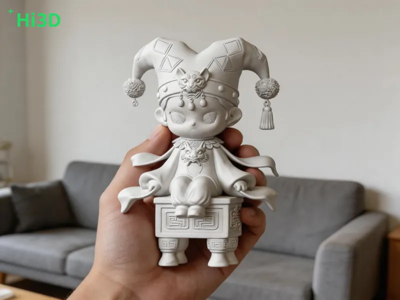 哥特风小丑手办摆件