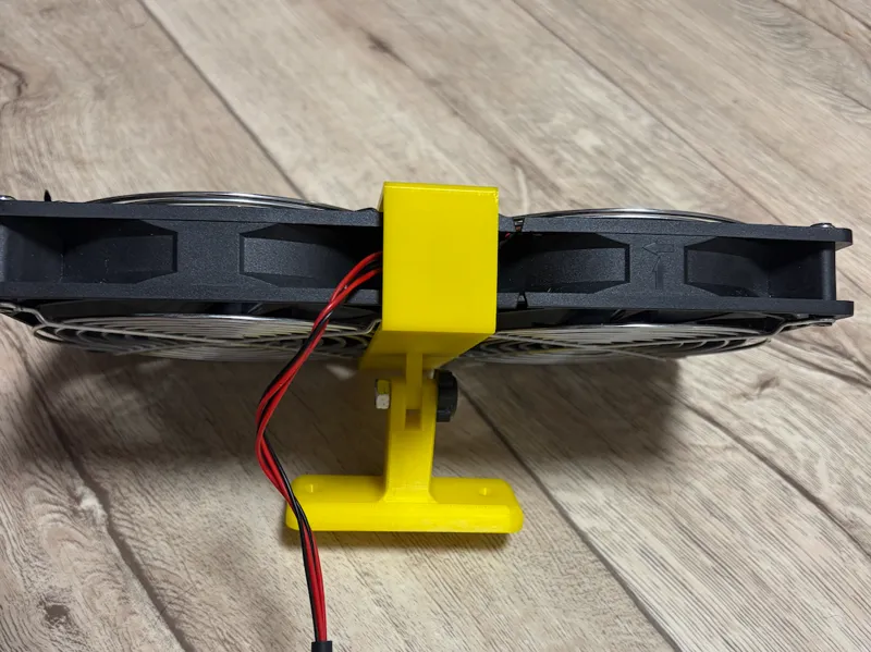 dual fan wall mount 120mm