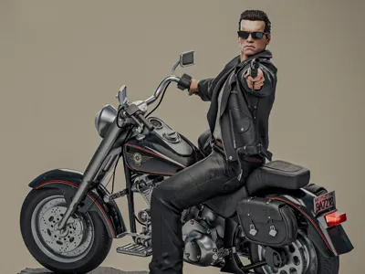 Terminator with Motorcycle