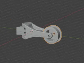 Mtb chain stabilizer v2 (608 bearing)