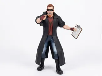 "Would you like to sign my petition?" Postal Guy