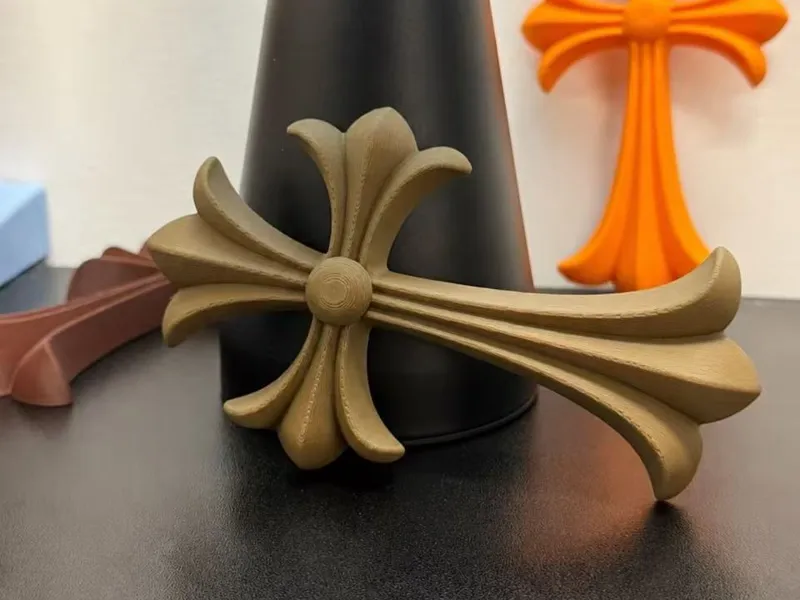 克罗心浮雕十字装饰摆件/冰箱贴